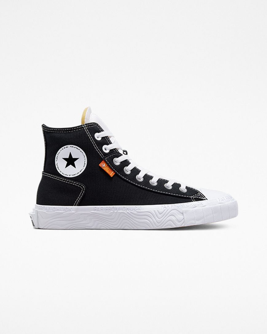 Women\'s Converse Chuck Taylor Alt Star Canvas High Top Shoes Black / White | AU 109C6K